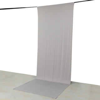 <strong>Stylish Silver Spandex Drapery Panel</strong>