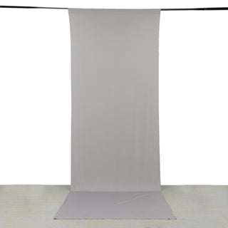 <strong>Versatile Stretchable Silver Backdrop</strong>