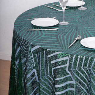 Add Glamour and Sparkle to Your Event with the Diamond Glitz Sequin Round Tablecloth Add Glamour and Sparkle to Your Event with the Diamond Glitz Sequin Round Tablecloth
