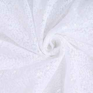 Unleash Your Creativity with the 90x156 White Seamless Premium Sequin Rectangle Tablecloth Unleash Your Creativity with the 90x156 White Seamless Premium Sequin Rectangle Tablecloth