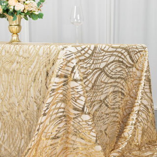 Create Unforgettable Moments with the Embroidered Sequins Tablecloth