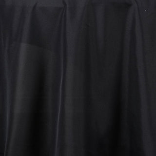 Enhance Your Event Decor with the Black Seamless Polyester Round Tablecloth