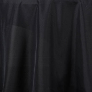 Enhance Your Event Decor with the Black Seamless Polyester Round Tablecloth Enhance Your Event Decor with the Black Seamless Polyester Round Tablecloth