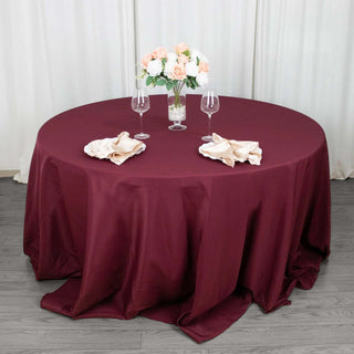 Add Luxury and Elegance with the Seamless Burgundy Tablecloth Add Luxury and Elegance with the Seamless Burgundy Tablecloth