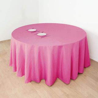 Experience Luxury and Durability with our Seamless Polyester Tablecloth