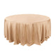 132Inch Nude Seamless Polyester Round Tablecloth
