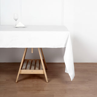 Elevate Your Event Decor with a White Polyester Tablecloth Elevate Your Event Decor with a White Polyester Tablecloth