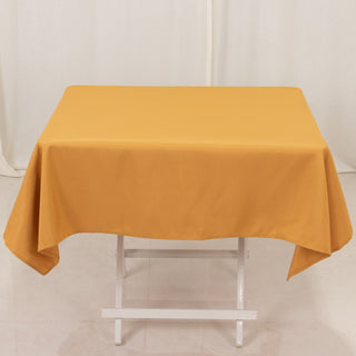 <span>Elegant Gold Polyester Square Tablecloth</span> <span>Elegant Gold Polyester Square Tablecloth</span>