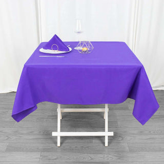 Easy to Use and Maintain, Our Purple Tablecloth is a Must-Have Easy to Use and Maintain, Our Purple Tablecloth is a Must-Have