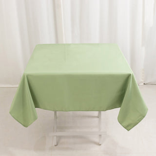 <span>Elegant Sage Green Polyester Square Tablecloth</span> <span>Elegant Sage Green Polyester Square Tablecloth</span>