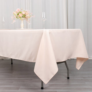 Create Unforgettable Moments with the Blush Polyester Tablecloth