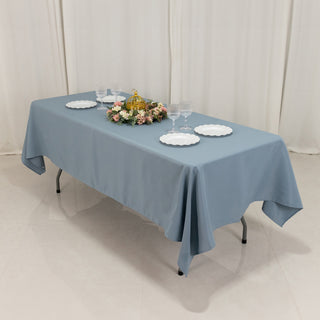<strong>Beautiful Dusty Blue Polyester Table Cover</strong> <strong>Beautiful Dusty Blue Polyester Table Cover</strong>