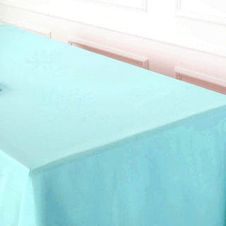 Durable and Stylish Light Blue Polyester Tablecloth Durable and Stylish Light Blue Polyester Tablecloth