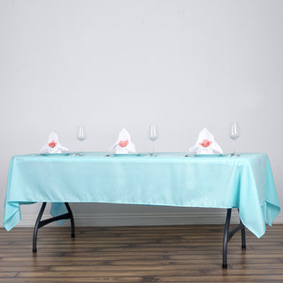 Blue Polyester Tablecloth for a Fresh and Festive Look