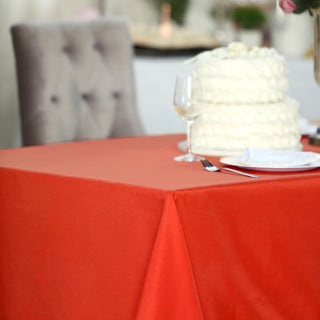 Create a Memorable Event with the Red Polyester Tablecloth Create a Memorable Event with the Red Polyester Tablecloth