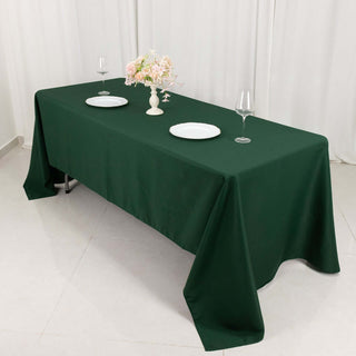 Make a Bold Statement with Our Hunter Green Polyester Tablecloth Make a Bold Statement with Our Hunter Green Polyester Tablecloth
