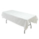 Polyester Tablecloth 60×84inch White – Rectangle, Washable & Wrinkle-Resistant, Perfect for Parties