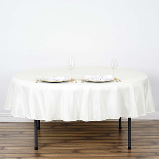 Elegant Ivory Tablecloth for a Stunning Event Décor
