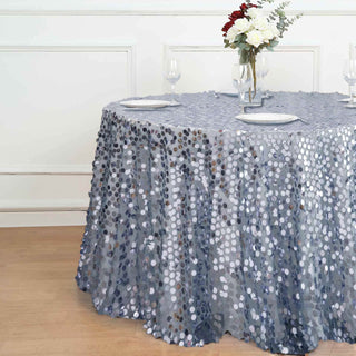 Luxury and Versatility Combined: Big Payette Sequin Tablecloth Luxury and Versatility Combined: Big Payette Sequin Tablecloth