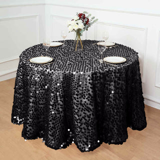 Add a Touch of Elegance with the Black Sequin Tablecloth Add a Touch of Elegance with the Black Sequin Tablecloth