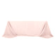 90"x132" Rose Gold|Blush Polyester Rectangular Tablecloth