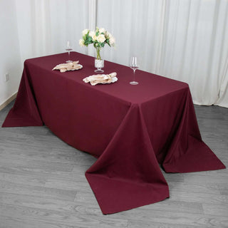 Elevate Your Event Decor with the Burgundy Tablecloth Elevate Your Event Decor with the Burgundy Tablecloth