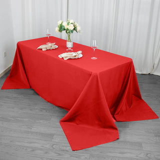 Versatile and Stylish Red Tablecloth for Any Occasion