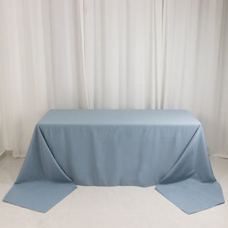 <strong>Seamless Dusty Blue Premium Polyester Rectangular Tablecloth</strong> <strong>Seamless Dusty Blue Premium Polyester Rectangular Tablecloth</strong>