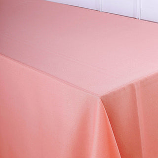 Create Unforgettable Events with the Coral Polyester Tablecloth