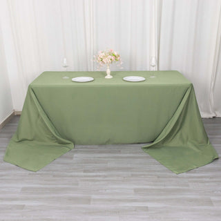 Add Elegance to Your Event with the Dusty Sage Green Tablecloth Add Elegance to Your Event with the Dusty Sage Green Tablecloth
