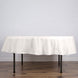 90" Ivory Polyester Round Tablecloth