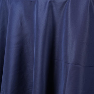 Create Unforgettable Memories with the Navy Blue Polyester Round Tablecloth Create Unforgettable Memories with the Navy Blue Polyester Round Tablecloth