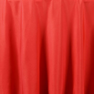 Create Memorable Events with the 90" Red Polyester Round Tablecloth Create Memorable Events with the 90" Red Polyester Round Tablecloth