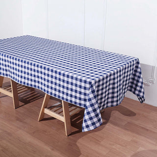 Enhance Your Event Decor with White/Navy Blue Buffalo Plaid Enhance Your Event Decor with White/Navy Blue Buffalo Plaid
