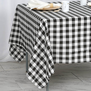 Create a Perfect Picnic Style with White/Black Buffalo Plaid Create a Perfect Picnic Style with White/Black Buffalo Plaid