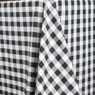 Durable and Stylish Checkered Polyester Tablecloth Durable and Stylish Checkered Polyester Tablecloth