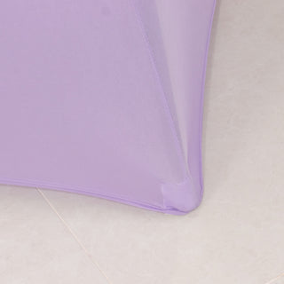 <strong>Durable Lavender Lilac Cocktail Table Cover</strong> <strong>Durable Lavender Lilac Cocktail Table Cover</strong>