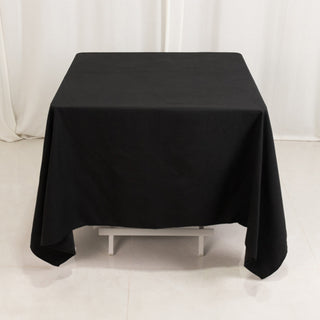 <span>Black Cotton Linen Blend Square Tablecloth</span> <span>Black Cotton Linen Blend Square Tablecloth</span>
