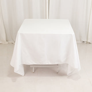 <span>White Cotton Blend Square Tablecloth</span> <span>White Cotton Blend Square Tablecloth</span>