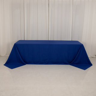<strong>Elegant Royal Blue Cotton Blend Rectangular Tablecloth</strong> <strong>Elegant Royal Blue Cotton Blend Rectangular Tablecloth</strong>