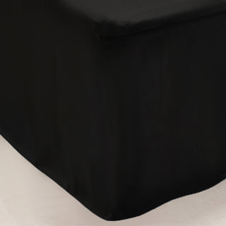 <strong>Black Fitted Tablecloth for Your Event Design</strong> <strong>Black Fitted Tablecloth for Your Event Design</strong>