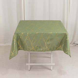 <strong>Elegant Dusty Sage Green Square Polyester Tablecloth</strong> <strong>Elegant Dusty Sage Green Square Polyester Tablecloth</strong>