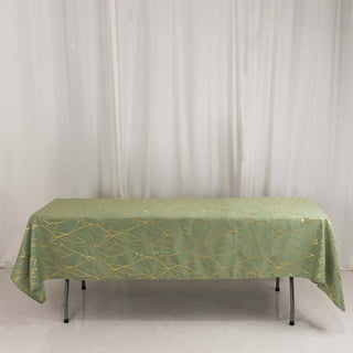 Luxurious Dusty Sage Green Rectangle Polyester Tablecloth Luxurious Dusty Sage Green Rectangle Polyester Tablecloth
