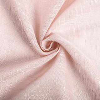 Create a Memorable Event with Blush Seamless Linen Round Tablecloth