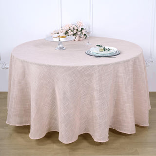 Blush Pink 120" Blush Seamless Round Tablecloth Blush Pink 120" Blush Seamless Round Tablecloth
