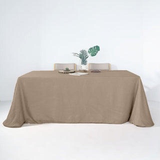 Create Unforgettable Events with our Taupe Tablecloth