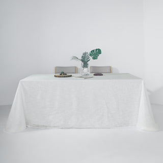 Create a Timeless Look with a White Tablecloth