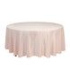 Lamour Satin 108" Round Tablecloth Blush - Durable & Silk-Like Table Cover