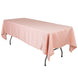 60"x102" Dusty Rose Lamour Satin Rectangle Tablecloth