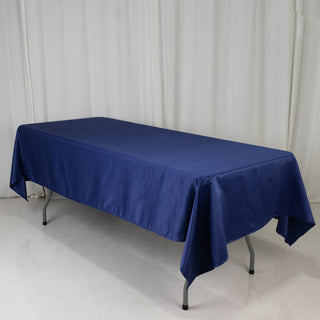 <strong>Sophisticated Navy Blue Lamour Satin Rectangular Tablecloth</strong> <strong>Sophisticated Navy Blue Lamour Satin Rectangular Tablecloth</strong>